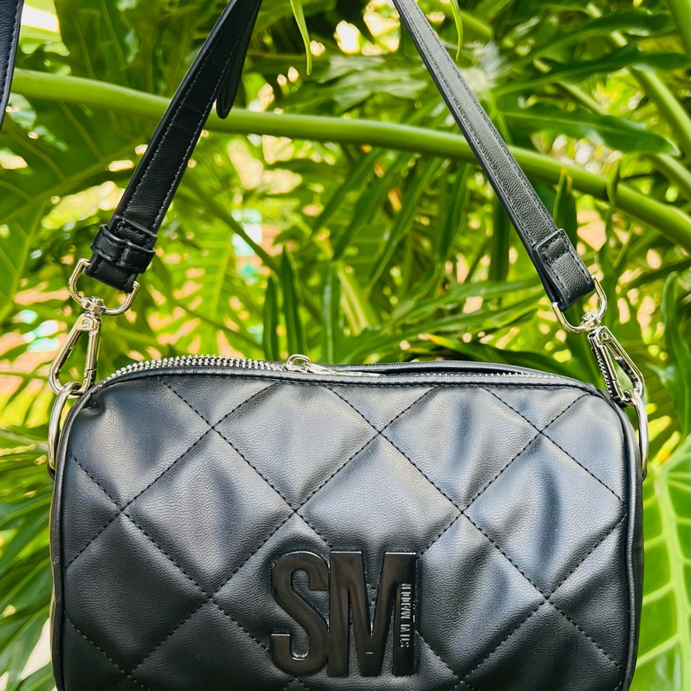 Steve Madden Quilted Logo Crossbody Bag